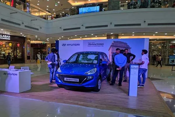 The All New #Hyundai #Santro on Display at Lulu Mall, Cochin from 16-18 Nov. 2018